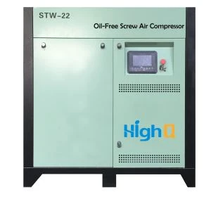 Compressore d'aria a vite senza olio
