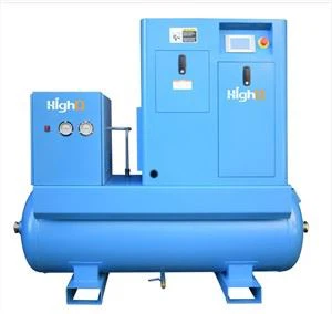 Compressore d'aria a vite all-in-one con trasmissione a cinghia